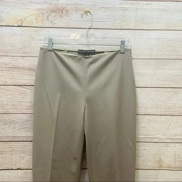 Ralph Lauren Black Label Size 6 Dress Pants Side Zip Stretchy - Picture 2 of 11